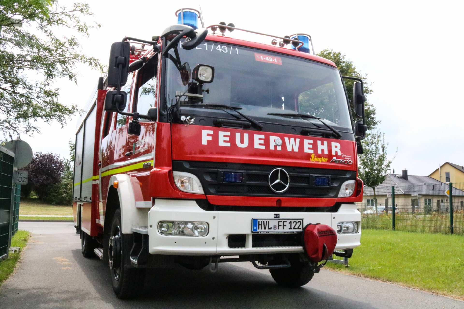 Feuerwehr muss für Polizei tätig werden